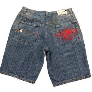 Notorious BIG Shorts Mens 46 Denim Jean Bad Boy Hip Hop BD Vintage 90s Denim